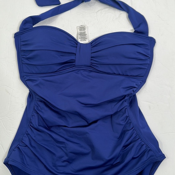 Tommy bahama navy blue one piece swim suit size 6 - Picture 7 of 11